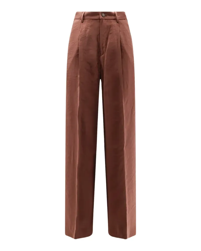 Hevò Torre Veneri Hose mit Gürtel - Braun Braun
