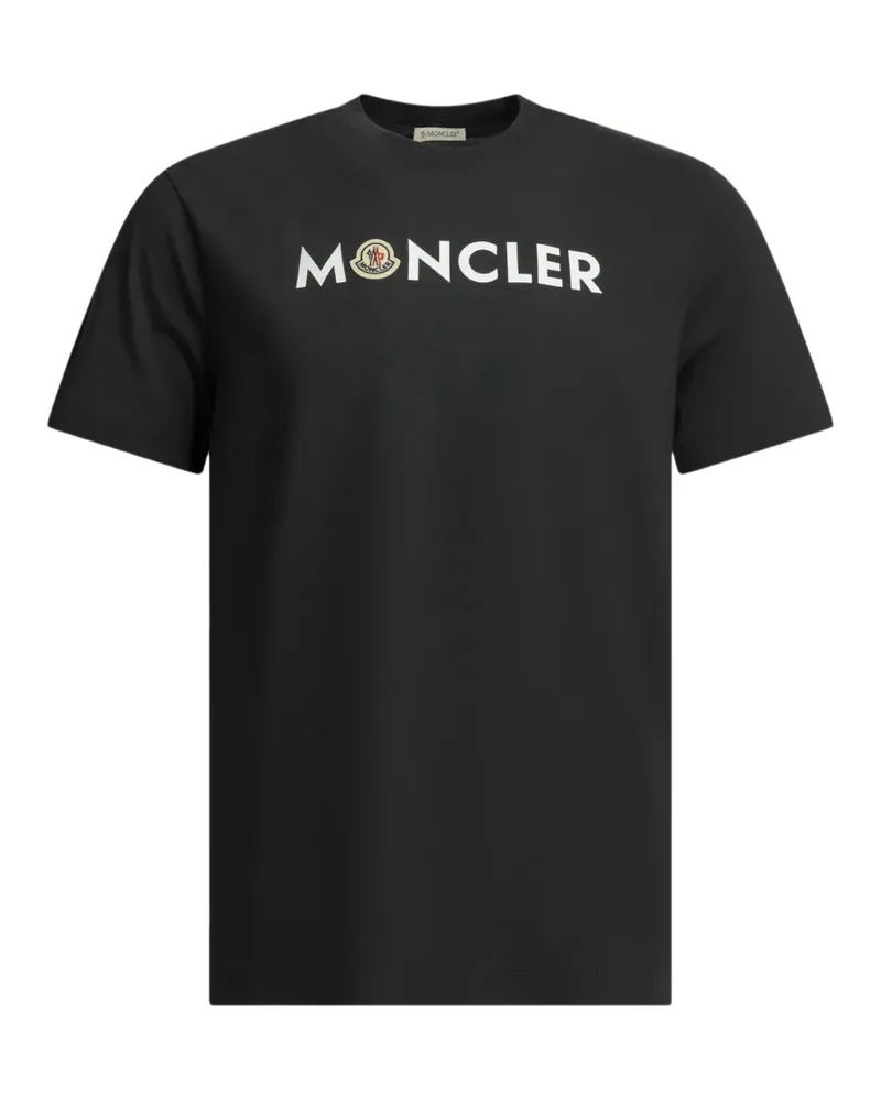 Moncler logo cotton T-shirt - Blau Blau