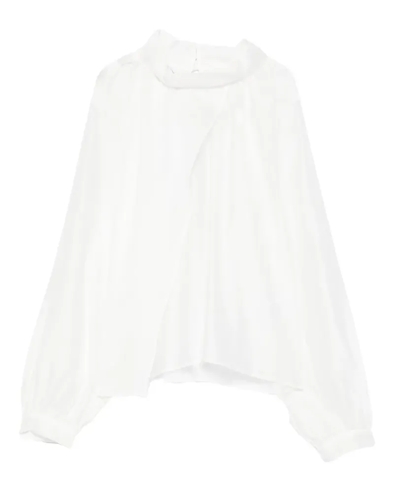 IRO Bluse mit Ballonärmeln - Weiß Weiß