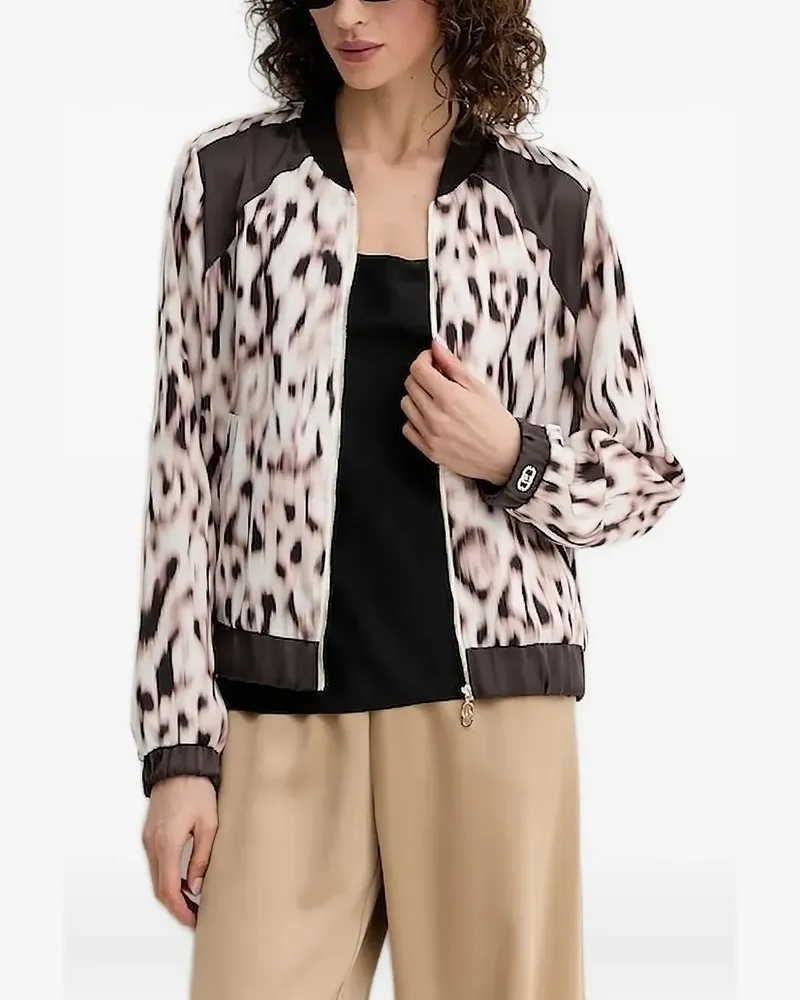 Liu Jo Bomberjacke mit Leoparden-Print - Nude Nude