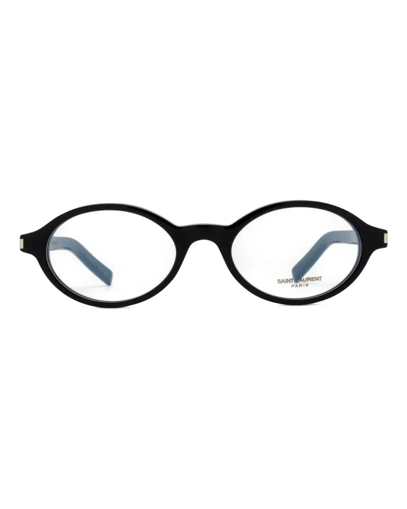 Saint Laurent Jeanne Brille mit ovalem Gestell - Schwarz Schwarz