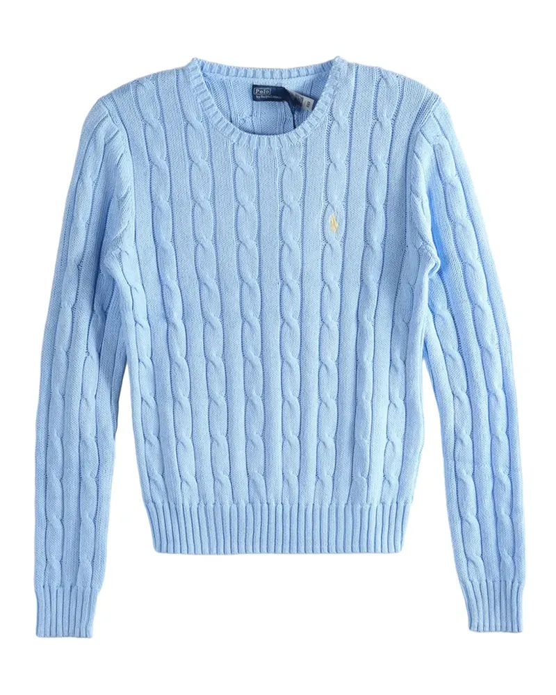Ralph Lauren cable-knit round-neck sweater - Blau Blau