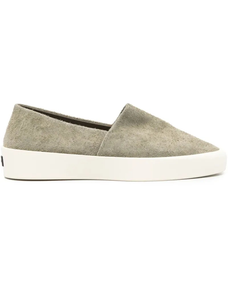 Fear of God Slip-On-Sneakers aus Wildleder Grün