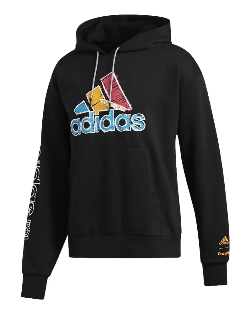 adidas Hoodie mit Logo - Schwarz Schwarz