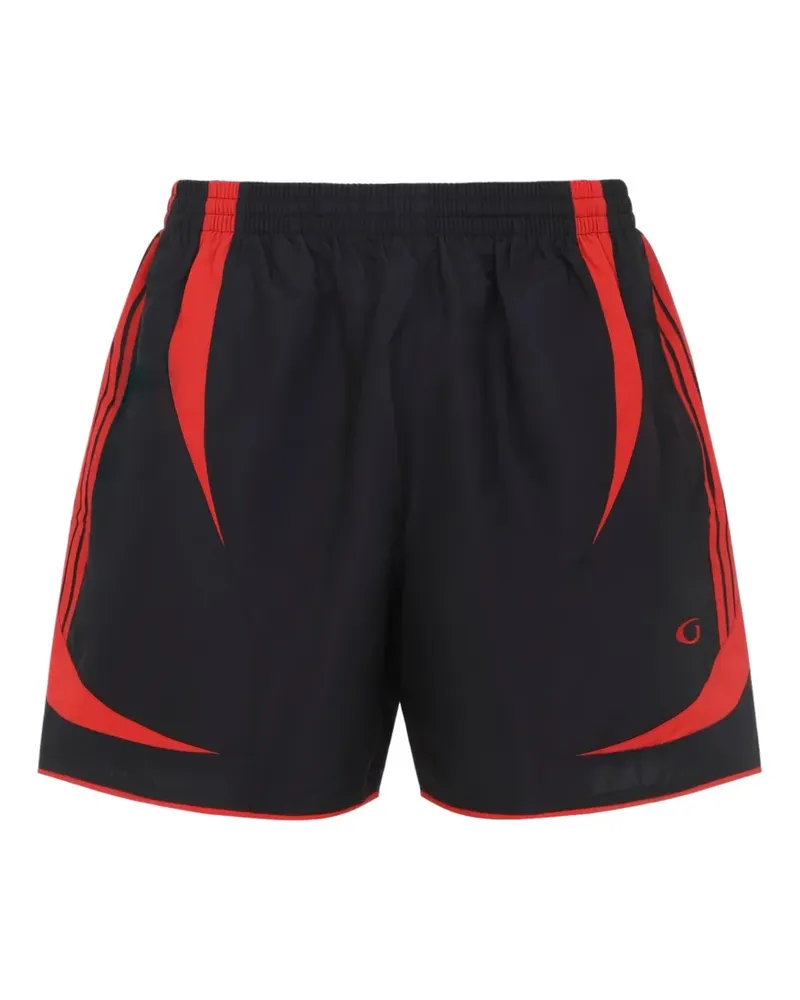 Balenciaga Soccer Badeshorts - Schwarz Schwarz