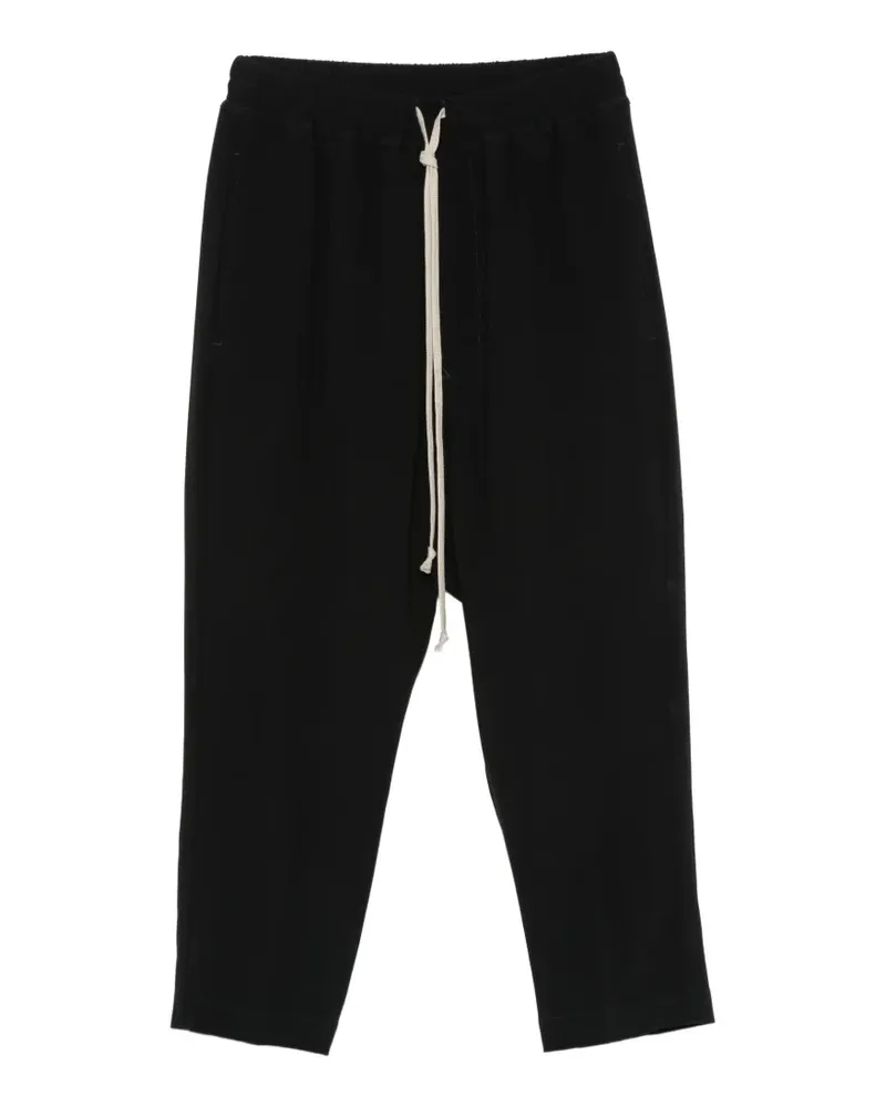 Rick Owens drawstring cropped trousers - Schwarz Schwarz
