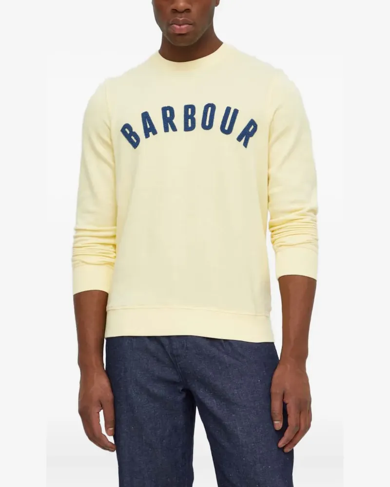 Barbour Prep Sweatshirt mit Logo - Gelb Gelb