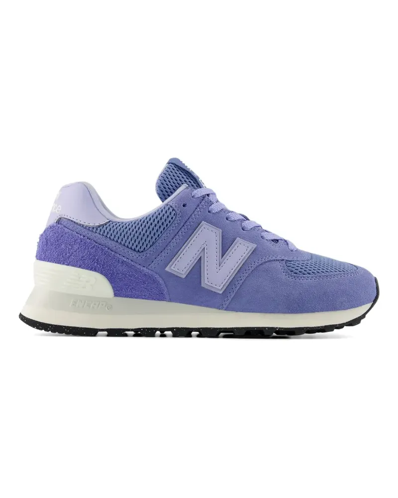 New Balance 574 Sneakers mit Kontrasteinsätzen - Blau Blau