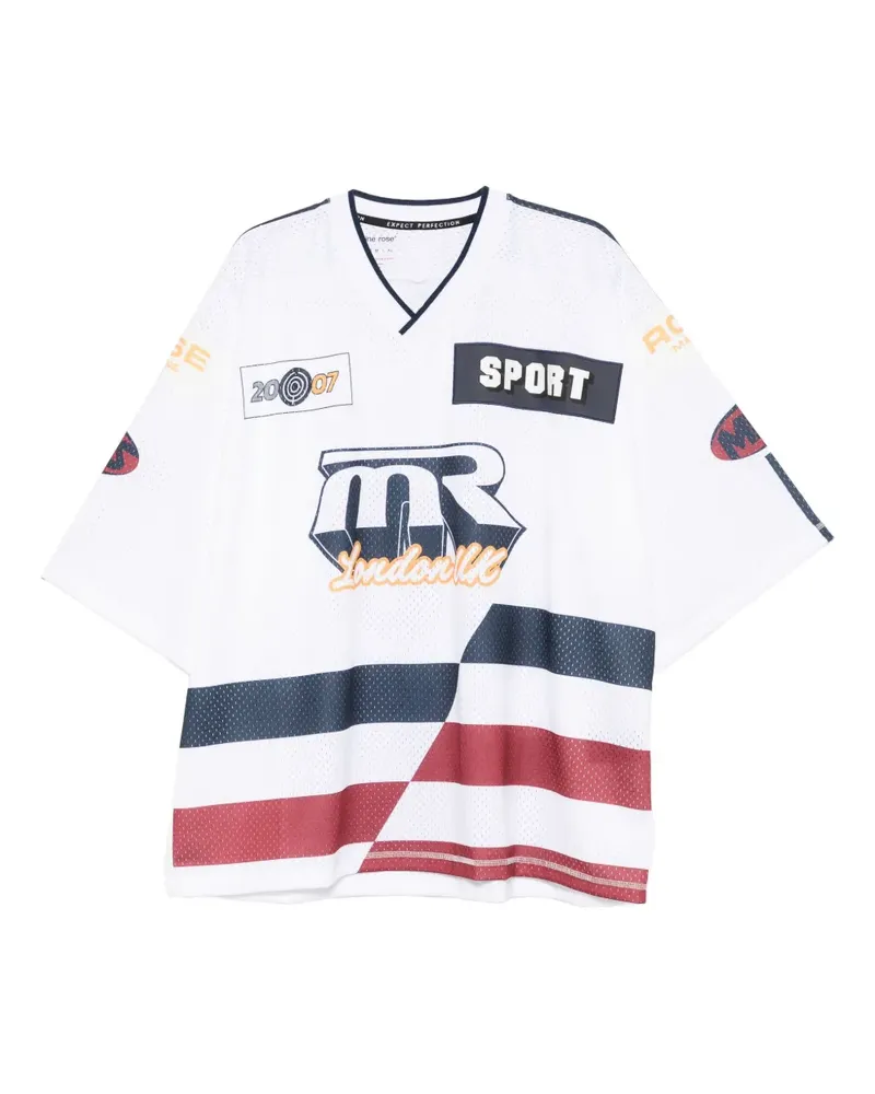 Martine Rose Hockey T-Shirt - Weiß Weiß