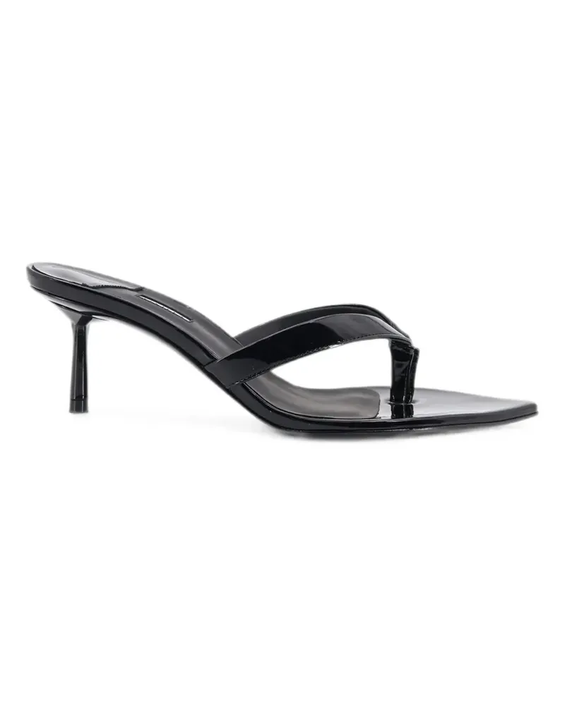 Le Silla Gisele Sandalen aus Lackleder - Schwarz Schwarz