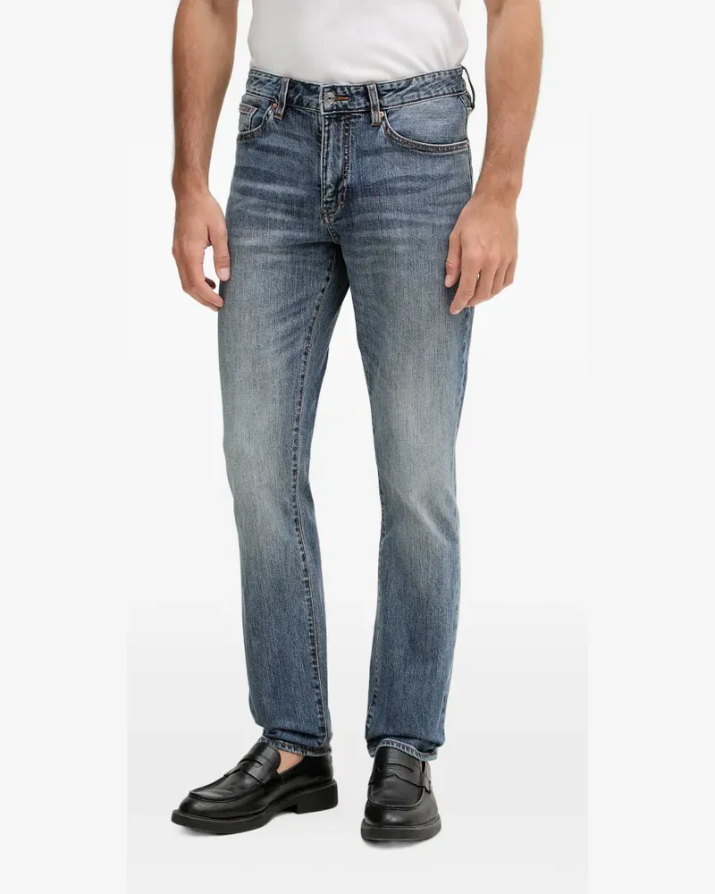 Armani Exchange Jeans mit Tragefalten - Blau Blau