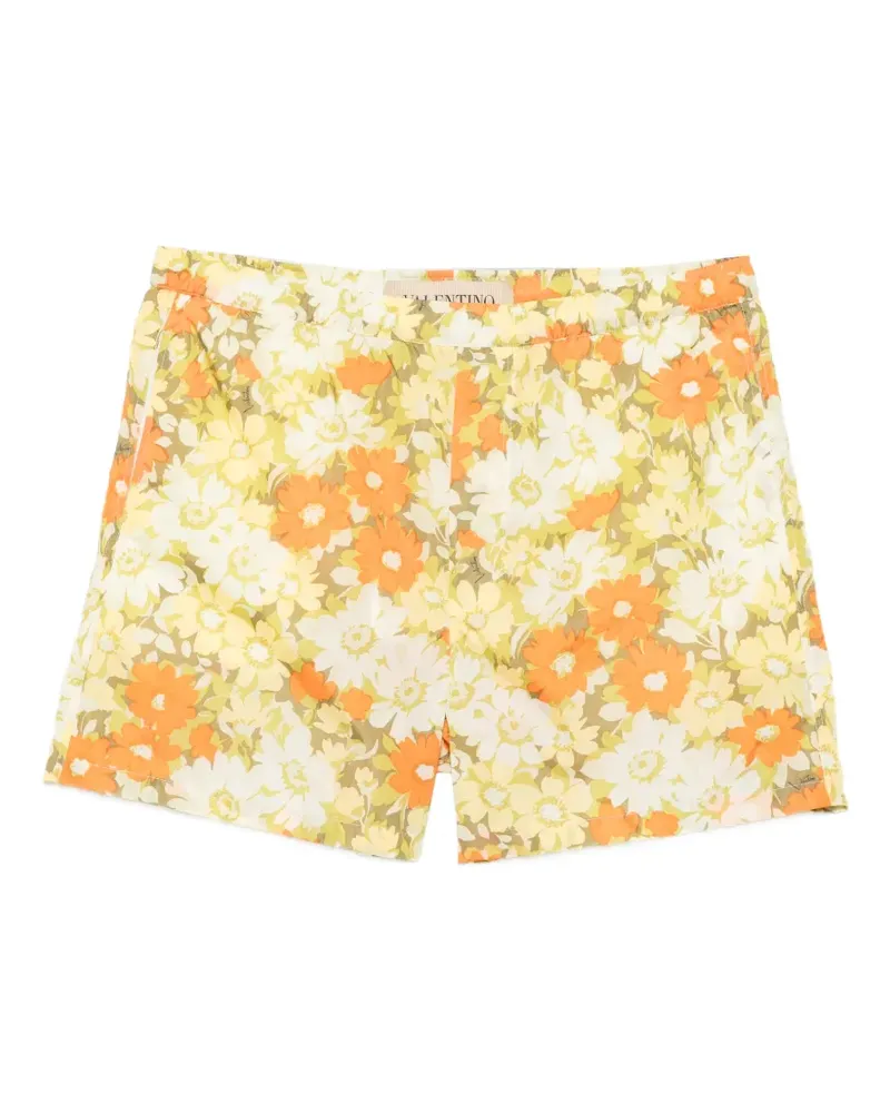 Valentino Garavani floral-print swimming shorts - Weiß Weiß