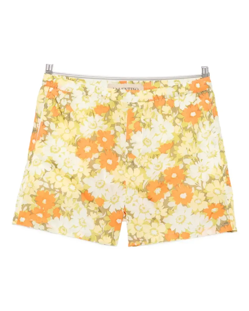 Valentino Garavani floral-print swimming shorts - Weiß Weiß