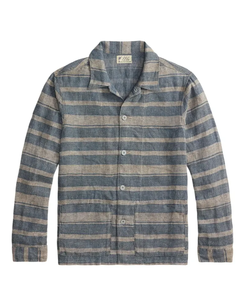 Ralph Lauren Gestreiftes Hemd - Blau Blau