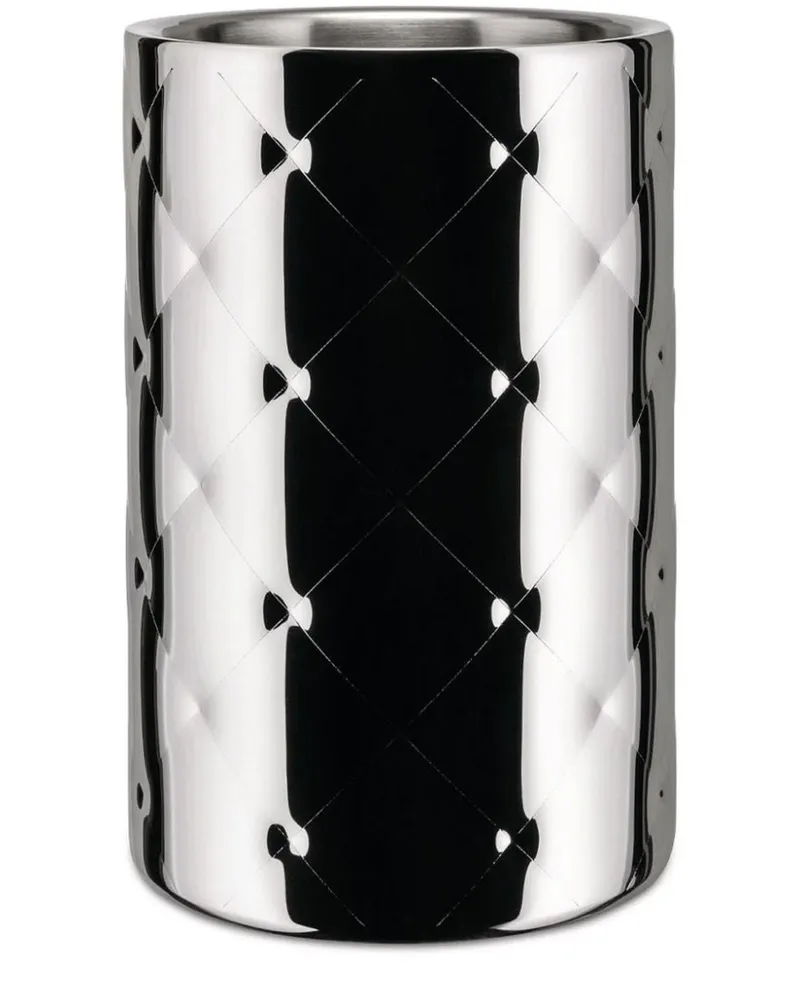 Alessi Mateglacé Flaschenständer aus Edelstahl (12,5cm) - Silber Silber