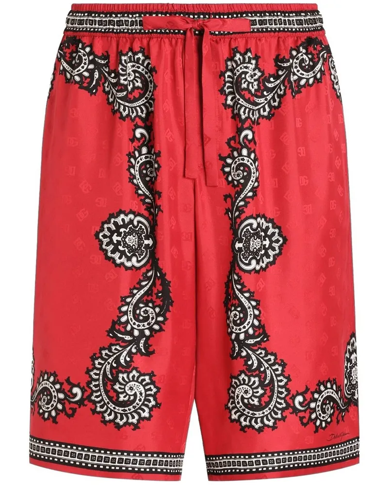 Dolce & Gabbana Klassische Bermudas - Rot Rot