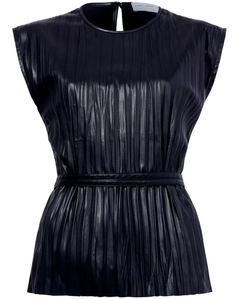 Proenza Schouler Lyra Oberteil - Schwarz Schwarz