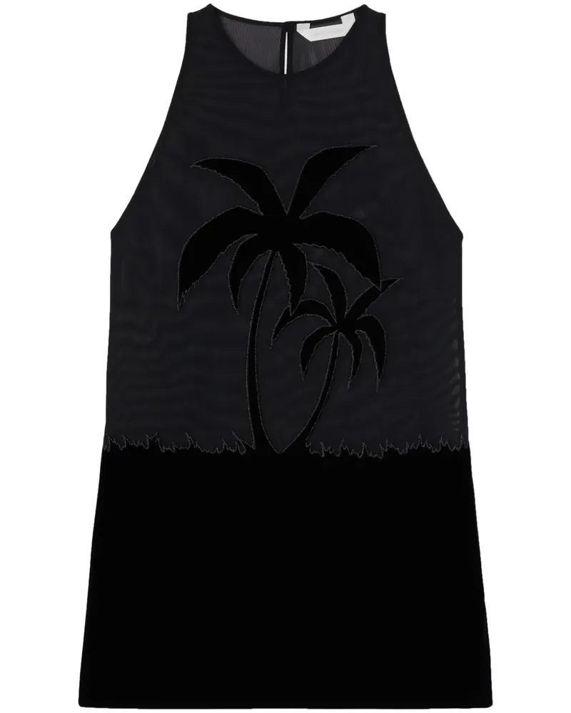 Palm Angels The Palm Minikleid - Schwarz Schwarz