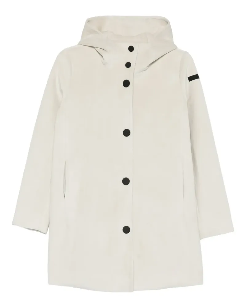 Roberto Ricci Designs Velour Neo button-hooded coat - Nude Nude