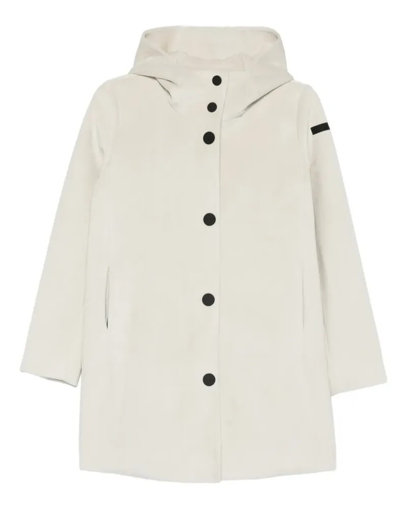 Roberto Ricci Designs Geknöpfter Velour Neo Kapuzenmantel - Nude Nude