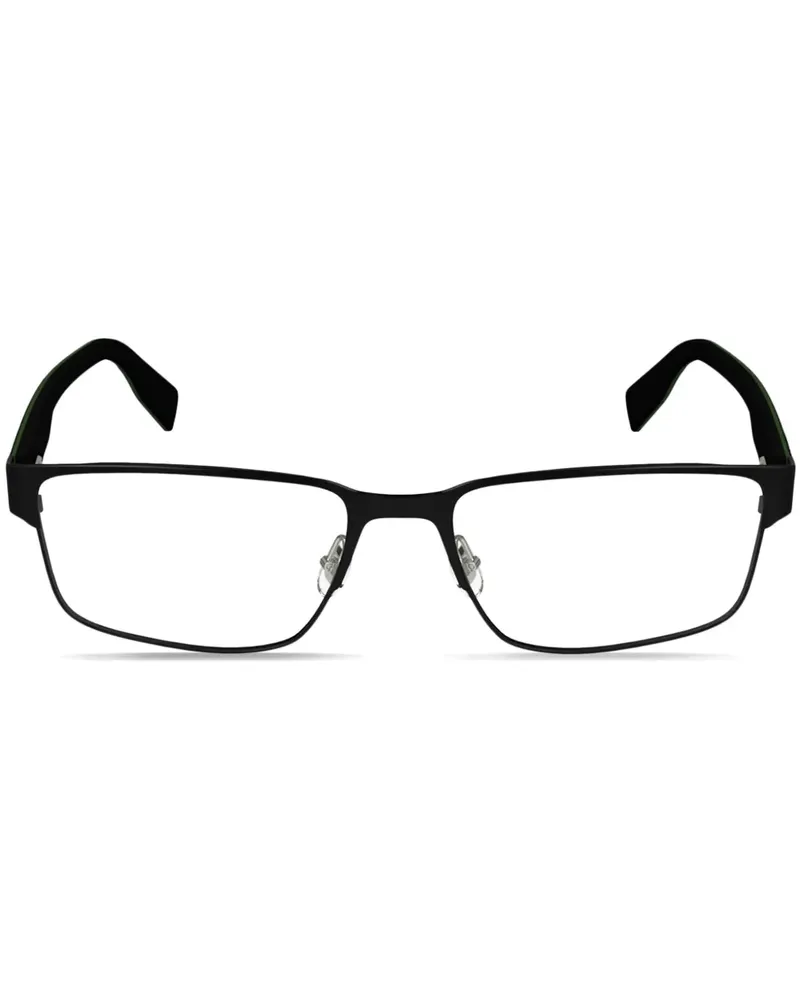 Lacoste Brille mit geometrischem Gestell - Schwarz Schwarz