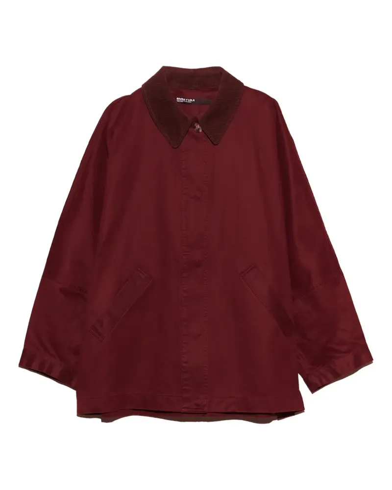 BIMBA Y LOLA Kurzer Trenchcoat - Rot Rot