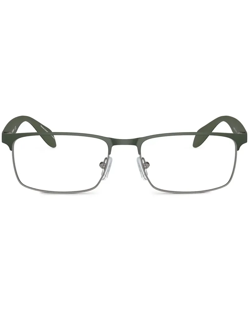 Emporio Armani Brille mit eckigem Gestell - Grün Grün