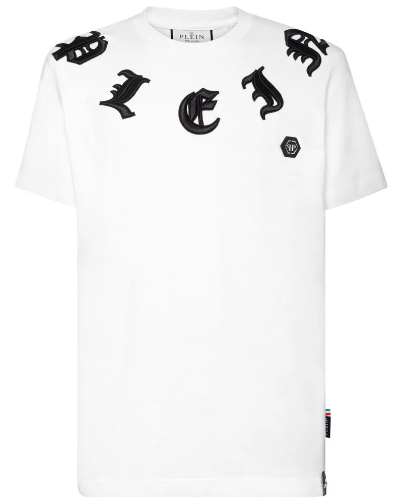 Philipp Plein Gothic Plein T-Shirt - Weiß Weiß