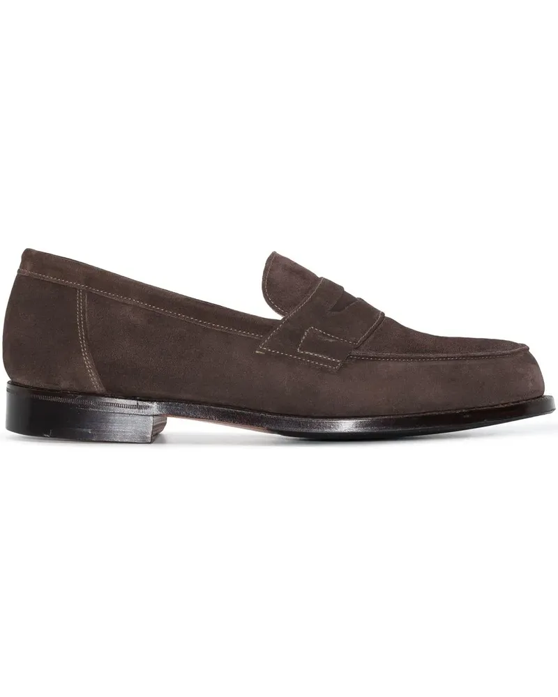 Grenson  Epsom Loafer mit runder Kappe - Braun Braun