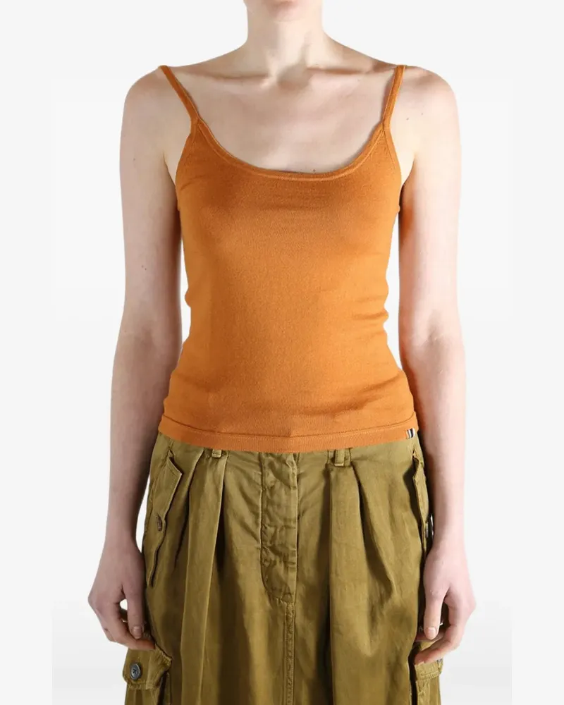 extreme cashmere Britney spaghetti-strap top - Orange Orange
