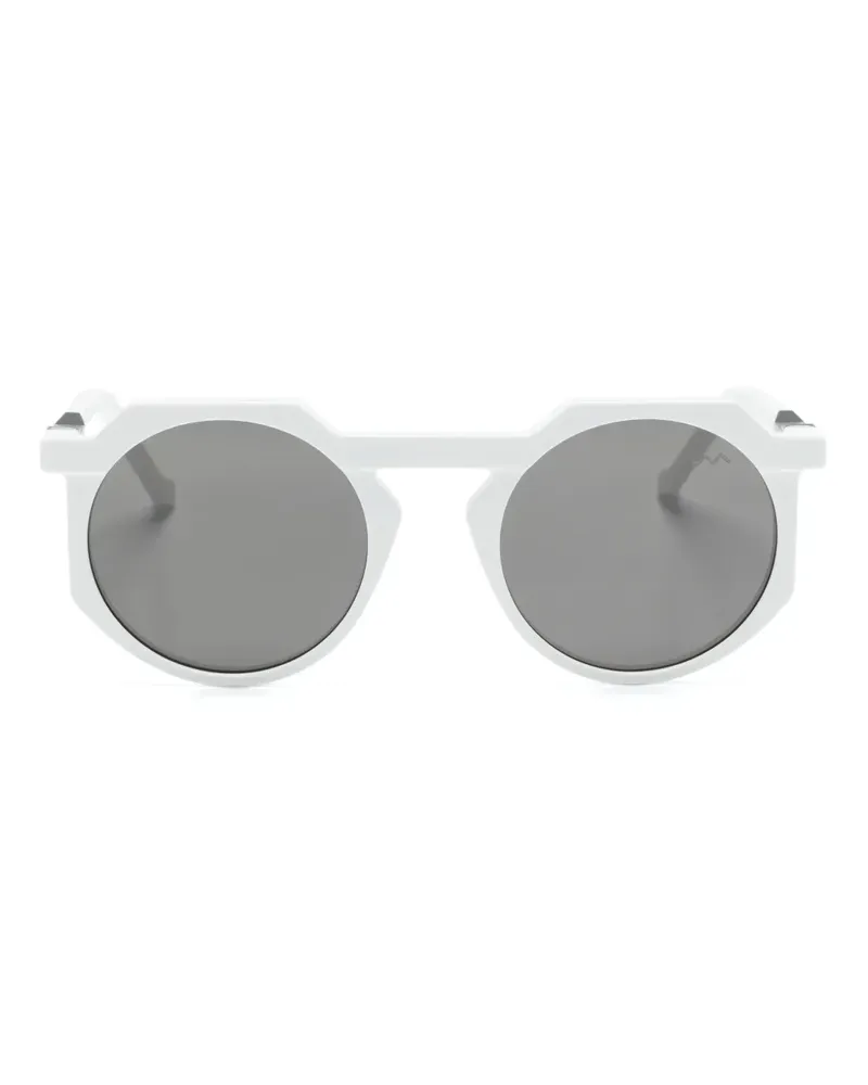 VAVA EYEWEAR Sonnenbrille mit rundem Gestell - Weiß Weiß