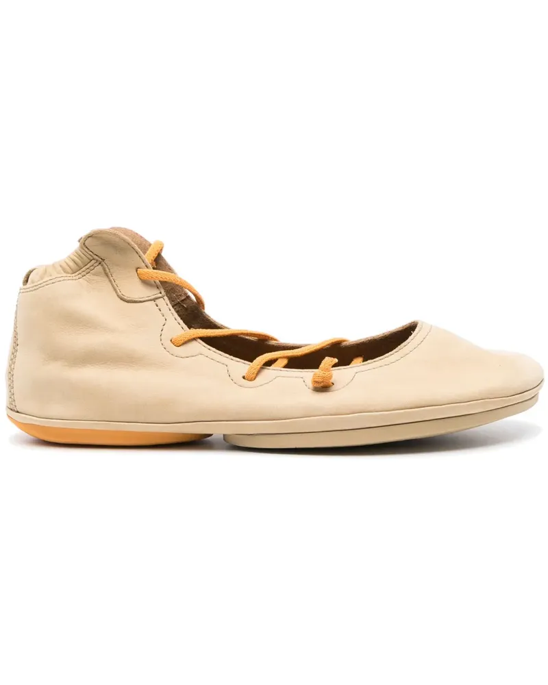 Camper Right Nina Ballerinas - Nude Nude