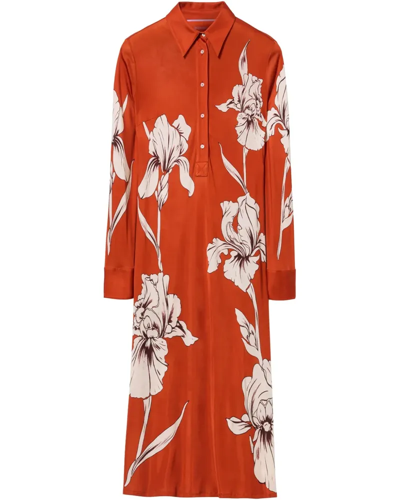 La DoubleJ Perry Street Midikleid - Orange Orange