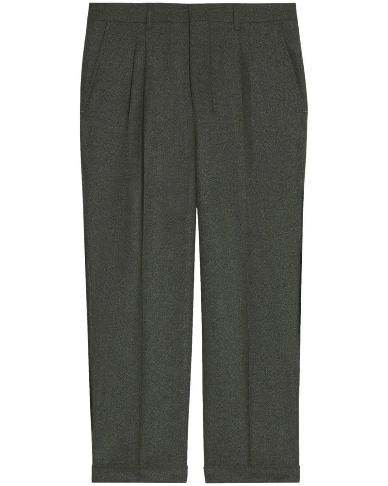 AMI Paris Klassische Cropped-Hose - Grau Grau