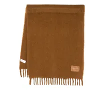 Blanket Schal mit Fransen - Braun