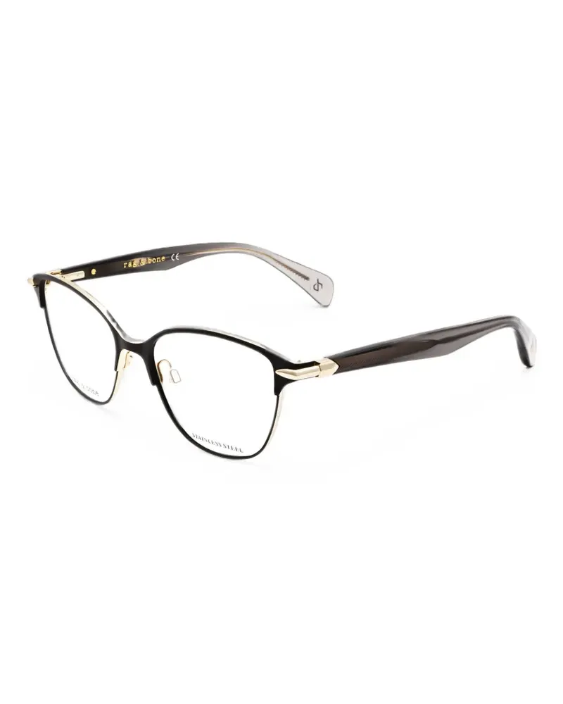 Rag & Bone geometric-frame glasses - Schwarz Schwarz