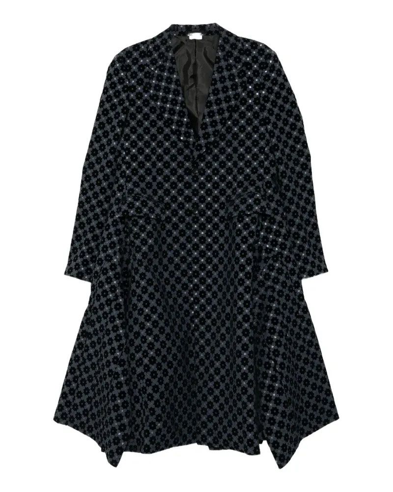 Comme des Garçons geometric-print blazer - Blau Blau