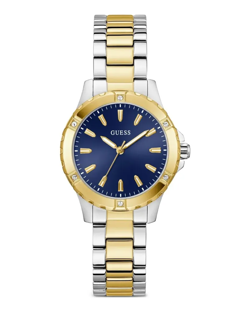Guess 34mm stainless steel analogue watch - Blau Blau
