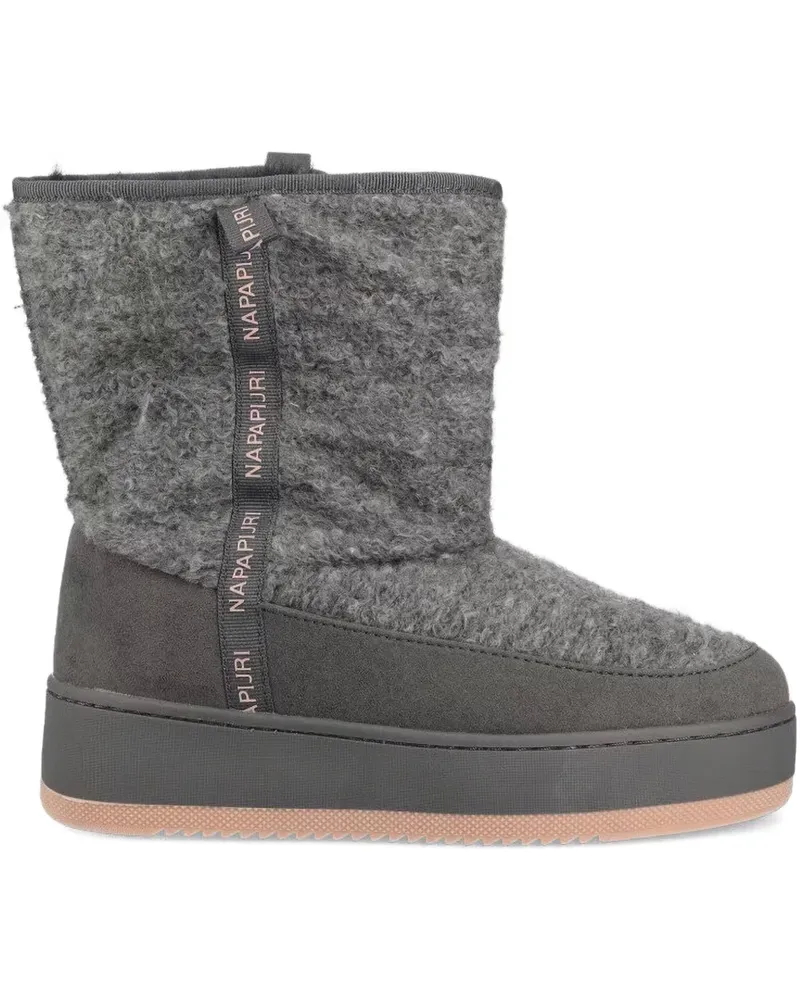 Napapijri Stiefeletten mit Fleece-Futter - Grau Grau