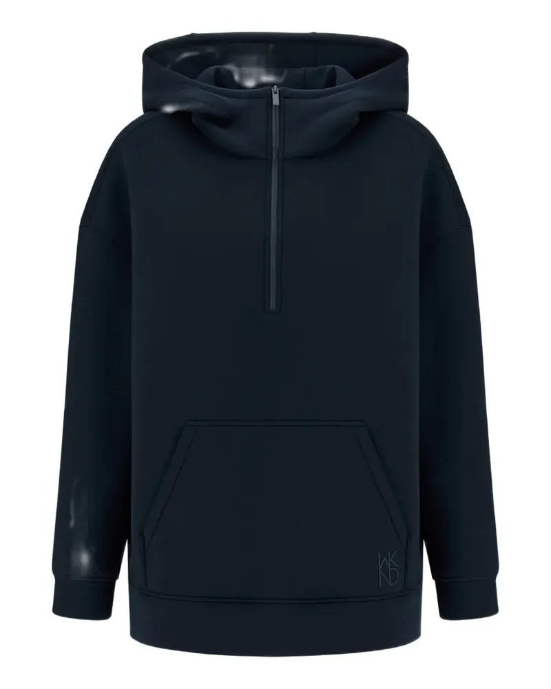 Max Mara WdkRadura high-neck half-zip hoodie - Blau Blau