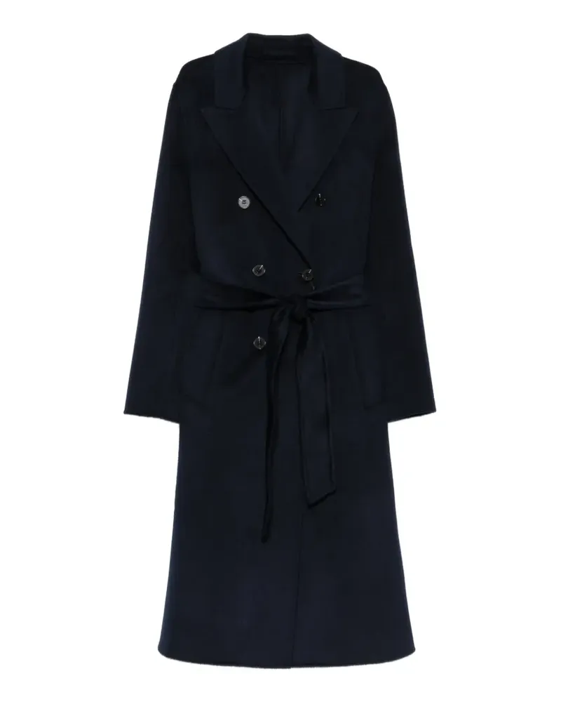 MARELLA Doppelreihiger Mantel mit Gürtel - Blau Blau