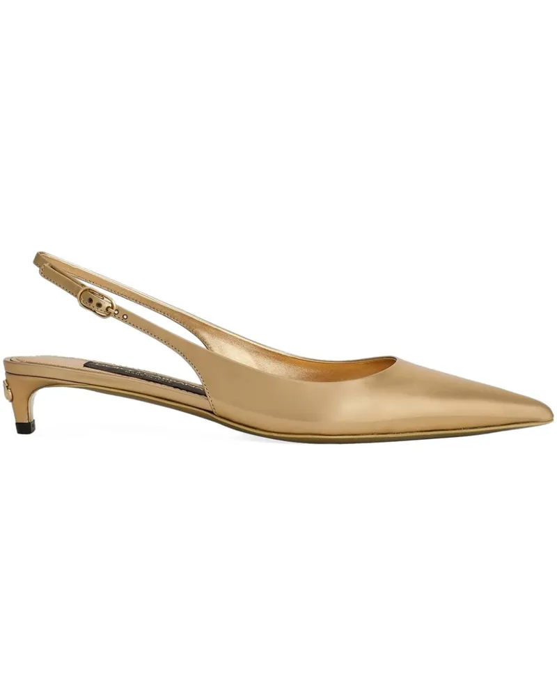 Dolce & Gabbana Slingback-Pumps 30mm - Gold Gold