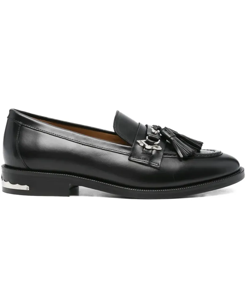 Toga Loafer mit Quastendetail - Schwarz Schwarz