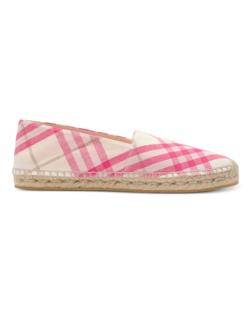 Burberry Check Mews Espadrilles​ - Nude Nude