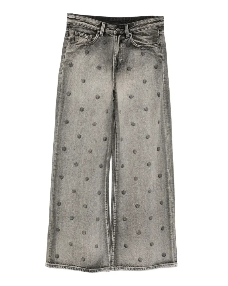 JNBY Weite Jeans mit Polka Dots - Grau Grau