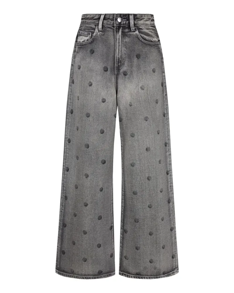 JNBY Weite Jeans mit Polka Dots - Grau Grau