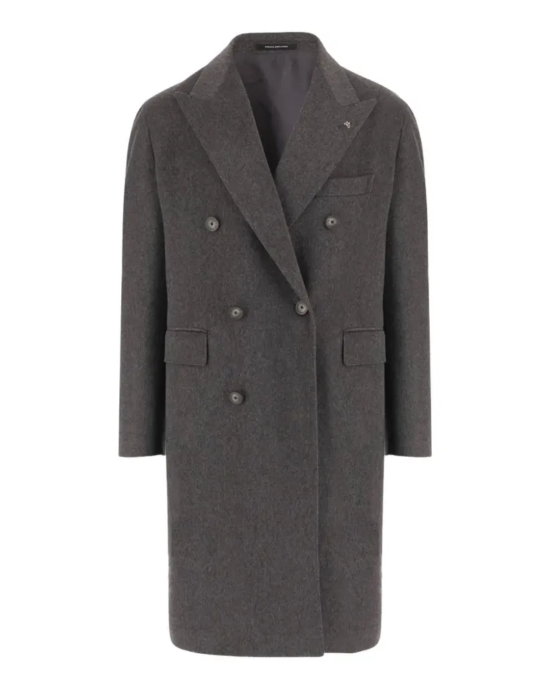 Tagliatore Doppelreihiger Mantel - Grau Grau