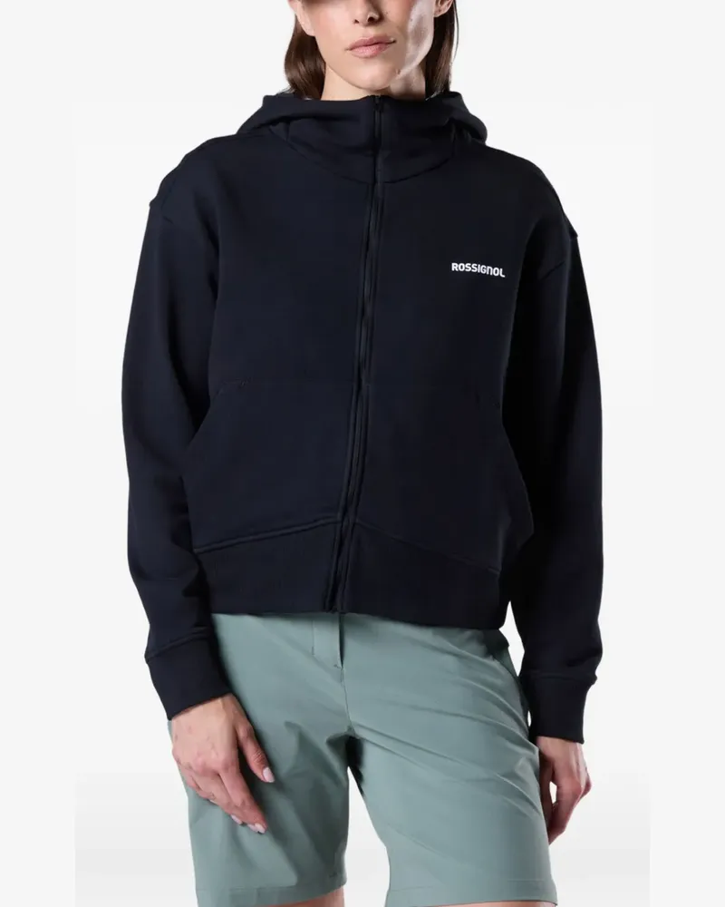 Rossignol Kapuzenjacke mit Reißverschluss - Schwarz Schwarz