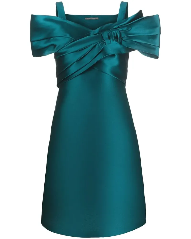 Alberta Ferretti Minikleid mit V-Ausschnitt - Blau Blau