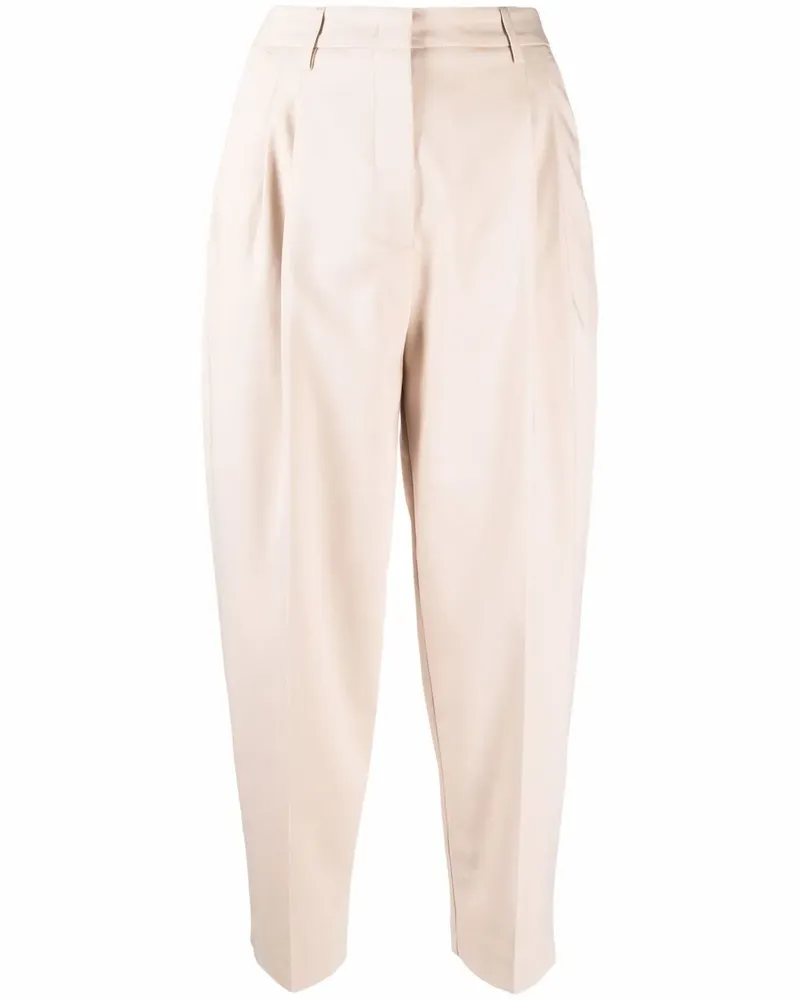 Blanca Cropped-Hose mit hohem Bund - Nude Nude